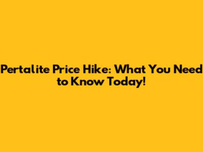 Pertalite Price Hike: What You Need to Know Today!